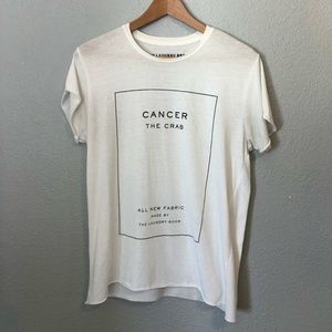 Laundry Room Zodiac Sign Cancer Distressed Tee